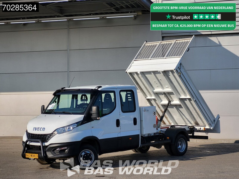 Iveco Daily 35C16 3.0L Special Edition Open Laadbak met Kist Dubbel Cabine Dubbellucht 3,5t Trekhaak Airco Cruise Euro6 Pritsche Pickup Open - Bestelwagen met open laadbak: afbeelding 1 Iveco Daily 35C16 3.0L Special Edition Open Laadbak met Kist Dubbel Cabine Dubbellucht 3,5t Trekhaak Airco Cruise Euro6 Pritsche Pickup Open - Bestelwagen met open laadbak: afbeelding 1