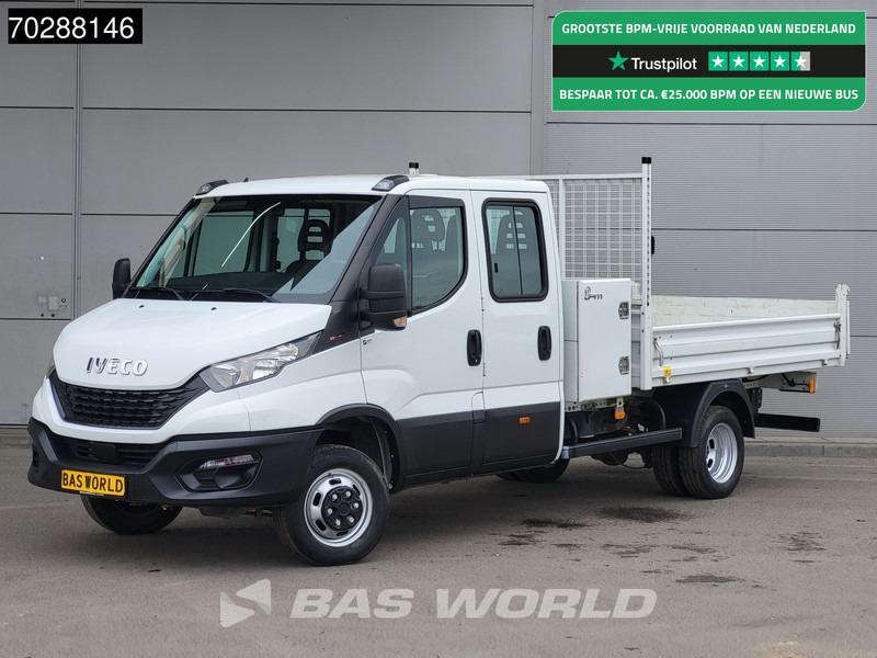 Iveco Daily 35C16 Open Laadbak met Kist Dubbel Cabine Dubbellucht 3,5t Trekhaak Navi Airco Cruise Camera Euro6 Pritsche Pickup Open Box 2m3 - Bestelwagen met open laadbak: afbeelding 1 Iveco Daily 35C16 Open Laadbak met Kist Dubbel Cabine Dubbellucht 3,5t Trekhaak Navi Airco Cruise Camera Euro6 Pritsche Pickup Open Box 2m3 - Bestelwagen met open laadbak: afbeelding 1