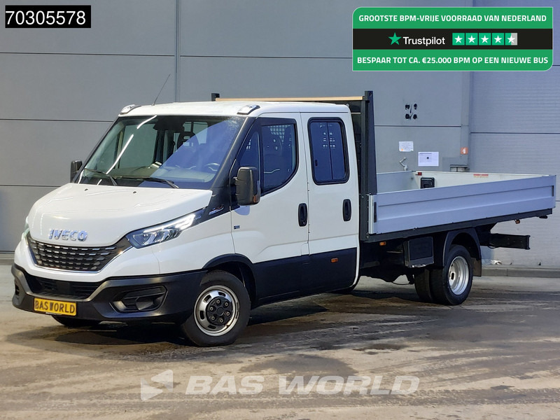 Iveco Daily 35C18 3.0L Automaat Dubbel Cabine Open Laadbak Dubbellucht LED Airco Cruise Euro6 Pritsche Pickup Airco Cruise control - Bestelwagen met open laadbak: afbeelding 1 Iveco Daily 35C18 3.0L Automaat Dubbel Cabine Open Laadbak Dubbellucht LED Airco Cruise Euro6 Pritsche Pickup Airco Cruise control - Bestelwagen met open laadbak: afbeelding 1