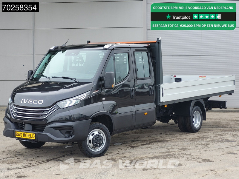 Iveco Daily 35C21 3.0L Automaat 210PK 2025-Model Open laadbak Dubbel Cabine Dubbellucht CarPlay ACC LED 3,5T Trekvermogen Euro6 Pritsche Pic - Bestelwagen met open laadbak: afbeelding 1 Iveco Daily 35C21 3.0L Automaat 210PK 2025-Model Open laadbak Dubbel Cabine Dubbellucht CarPlay ACC LED 3,5T Trekvermogen Euro6 Pritsche Pic - Bestelwagen met open laadbak: afbeelding 1