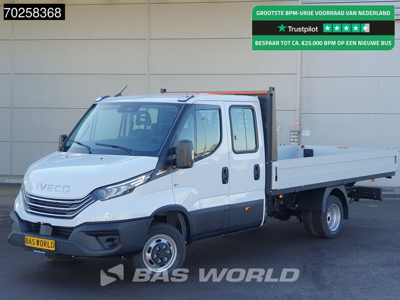 Iveco Daily 35C21 3.0L Automaat 210PK 2025-Model Open laadbak Dubbel Cabine Dubbellucht CarPlay ACC LED 3,5T Trekvermogen Euro6 Pritsche Pic - Bestelwagen met open laadbak: afbeelding 1 Iveco Daily 35C21 3.0L Automaat 210PK 2025-Model Open laadbak Dubbel Cabine Dubbellucht CarPlay ACC LED 3,5T Trekvermogen Euro6 Pritsche Pic - Bestelwagen met open laadbak: afbeelding 1