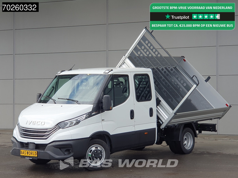 Iveco Daily 35C21 3-Zijdige Kipper Dubbel Cabine 210PK 3.0L Dubbellucht 3,5t Trekhaak ACC Airco LED Camera CarPlay Euro6 Tipper Benne Kieper - Kipper bestelwagen: afbeelding 1 Iveco Daily 35C21 3-Zijdige Kipper Dubbel Cabine 210PK 3.0L Dubbellucht 3,5t Trekhaak ACC Airco LED Camera CarPlay Euro6 Tipper Benne Kieper - Kipper bestelwagen: afbeelding 1
