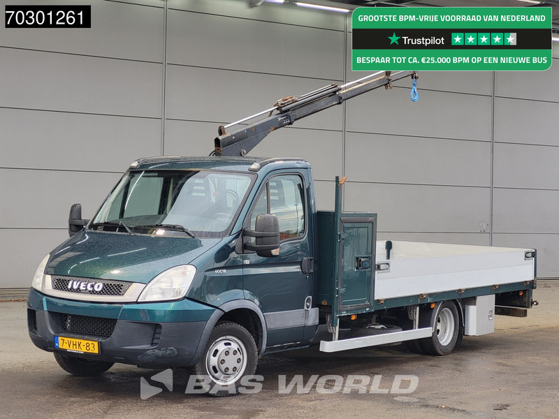 Iveco Daily 40C18 3.0L Kraanwagen Open Laadbak Hyya 017T 1320KG 3,5t Trekhaak Airco 180PK Kraan Cran Kranwagen Crane Pritsche Pickup Open Bo - Bestelwagen met open laadbak: afbeelding 1 Iveco Daily 40C18 3.0L Kraanwagen Open Laadbak Hyya 017T 1320KG 3,5t Trekhaak Airco 180PK Kraan Cran Kranwagen Crane Pritsche Pickup Open Bo - Bestelwagen met open laadbak: afbeelding 1