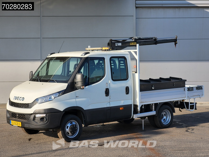 Iveco Daily 50C17 3,0L Automaat 170PK HIAB 017T-2 DC Open laadbak Dubbellucht Airco Euro6 Pickup Crane Kraanwagen Kranwagen Pritsche Airco D - Bestelwagen met open laadbak: afbeelding 1 Iveco Daily 50C17 3,0L Automaat 170PK HIAB 017T-2 DC Open laadbak Dubbellucht Airco Euro6 Pickup Crane Kraanwagen Kranwagen Pritsche Airco D - Bestelwagen met open laadbak: afbeelding 1