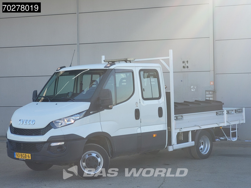 Iveco Daily 50C17 3.0L Automaat DC Open laadbak Kraan Hiab 017T-2 Airco APK 10-2025 Pickup Crane Kraanwagen Pritsche Airco Dubbel cabine - Bestelwagen met open laadbak: afbeelding 5 Iveco Daily 50C17 3.0L Automaat DC Open laadbak Kraan Hiab 017T-2 Airco APK 10-2025 Pickup Crane Kraanwagen Pritsche Airco Dubbel cabine - Bestelwagen met open laadbak: afbeelding 5