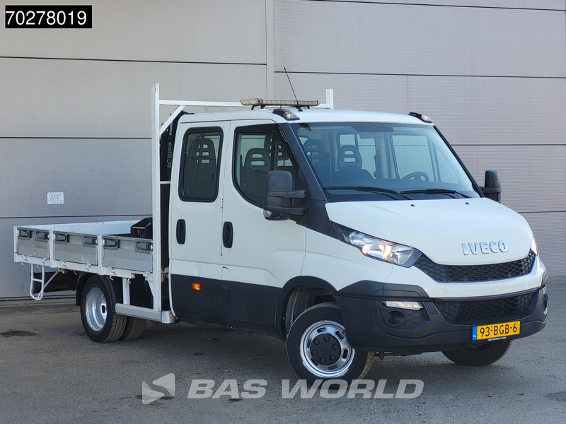 Iveco Daily 50C17 3.0L Automaat DC Open laadbak Kraan Hiab 017T-2 Airco APK 10-2025 Pickup Crane Kraanwagen Pritsche Airco Dubbel cabine - Bestelwagen met open laadbak: afbeelding 3 Iveco Daily 50C17 3.0L Automaat DC Open laadbak Kraan Hiab 017T-2 Airco APK 10-2025 Pickup Crane Kraanwagen Pritsche Airco Dubbel cabine - Bestelwagen met open laadbak: afbeelding 3