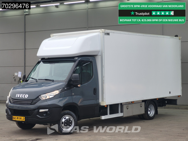 Iveco Daily 50C18 3.0L Automaat 3,5t Trekhaak Bakwagen Zijdeur Achterdeuren 180PK 5tons Navi Standkachel Euro6 Meubelbak Koffer Trekhaak - Bestelwagen gesloten laadbak: afbeelding 1 Iveco Daily 50C18 3.0L Automaat 3,5t Trekhaak Bakwagen Zijdeur Achterdeuren 180PK 5tons Navi Standkachel Euro6 Meubelbak Koffer Trekhaak - Bestelwagen gesloten laadbak: afbeelding 1