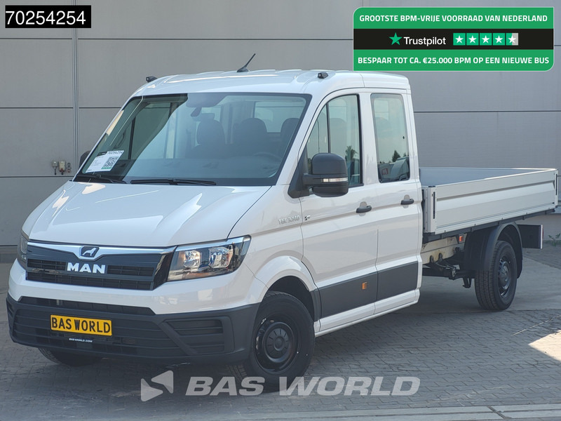MAN TGE 3.140 Automaat Open laadbak 2.5t trekhaak Dubbel Cabine Airco Cruise Pritsche Pickup Airco Trekhaak Cruise control - Bestelwagen met open laadbak: afbeelding 1 MAN TGE 3.140 Automaat Open laadbak 2.5t trekhaak Dubbel Cabine Airco Cruise Pritsche Pickup Airco Trekhaak Cruise control - Bestelwagen met open laadbak: afbeelding 1