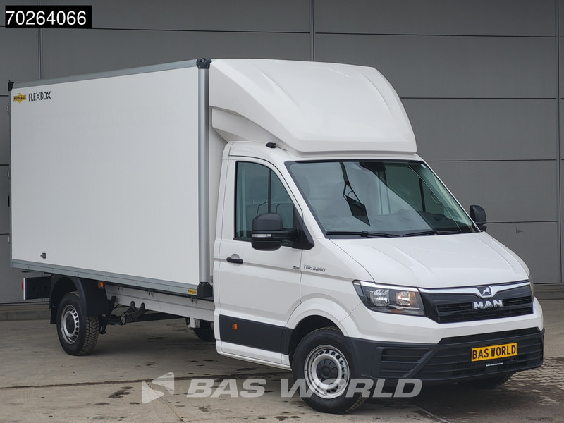 Bestelwagen gesloten laadbak MAN TGE 3.140 Bakwagen met achterdeuren Nieuw!! Airco Meubelbak Koffer 17m3 Airco: afbeelding 7