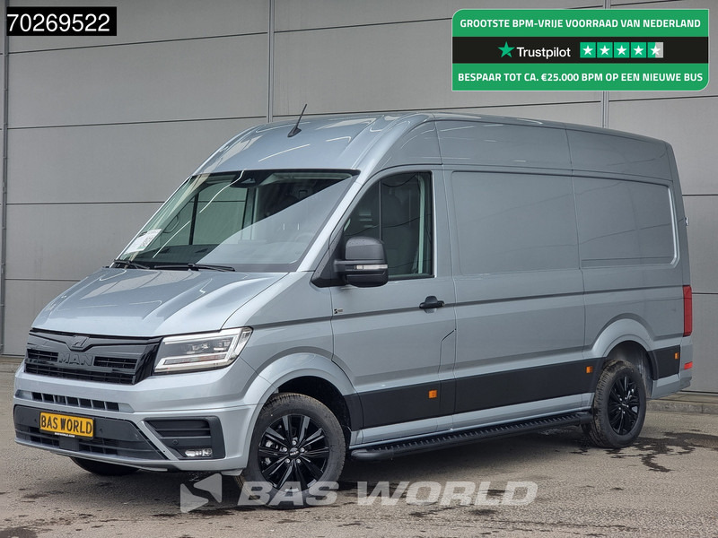 MAN TGE 3.180 Automaat 2025 Black Edition model Facelift L3H3 Navi CarPlay Camera L2H2 11m3 Airco Cruise control - Gesloten bestelwagen: afbeelding 1 MAN TGE 3.180 Automaat 2025 Black Edition model Facelift L3H3 Navi CarPlay Camera L2H2 11m3 Airco Cruise control - Gesloten bestelwagen: afbeelding 1