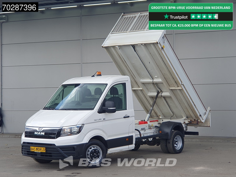 MAN TGE 3.180 Kipper Dubbellucht 3,5t Trekhaak Airco Cruise Euro6 Tipper Benne Kieper 2m3 Airco Trekhaak Cruise control - Kipper bestelwagen: afbeelding 1 MAN TGE 3.180 Kipper Dubbellucht 3,5t Trekhaak Airco Cruise Euro6 Tipper Benne Kieper 2m3 Airco Trekhaak Cruise control - Kipper bestelwagen: afbeelding 1