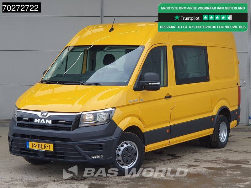 MAN TGE 5.180 Automaat Dubbel Cabine Dubbellucht Werkplaatsinrichting Trekhaak Omvormer Camera Parkeersensoren Airco Cruise L2H2 8m3 Airco Dub - Gesloten bestelwagen: afbeelding 1 MAN TGE 5.180 Automaat Dubbel Cabine Dubbellucht Werkplaatsinrichting Trekhaak Omvormer Camera Parkeersensoren Airco Cruise L2H2 8m3 Airco Dub - Gesloten bestelwagen: afbeelding 1