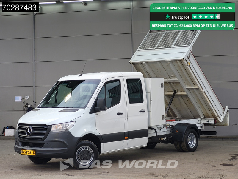 Mercedes-Benz Sprinter 514 CDI Kipper met Kist Dubbel Cabine Dubbellucht 3,5t Trekhaak Airco Cruise Euro6 Kieper Tipper Benne Airco Trekhaak Cruise con - Kipper bestelwagen: afbeelding 1 Mercedes-Benz Sprinter 514 CDI Kipper met Kist Dubbel Cabine Dubbellucht 3,5t Trekhaak Airco Cruise Euro6 Kieper Tipper Benne Airco Trekhaak Cruise con - Kipper bestelwagen: afbeelding 1
