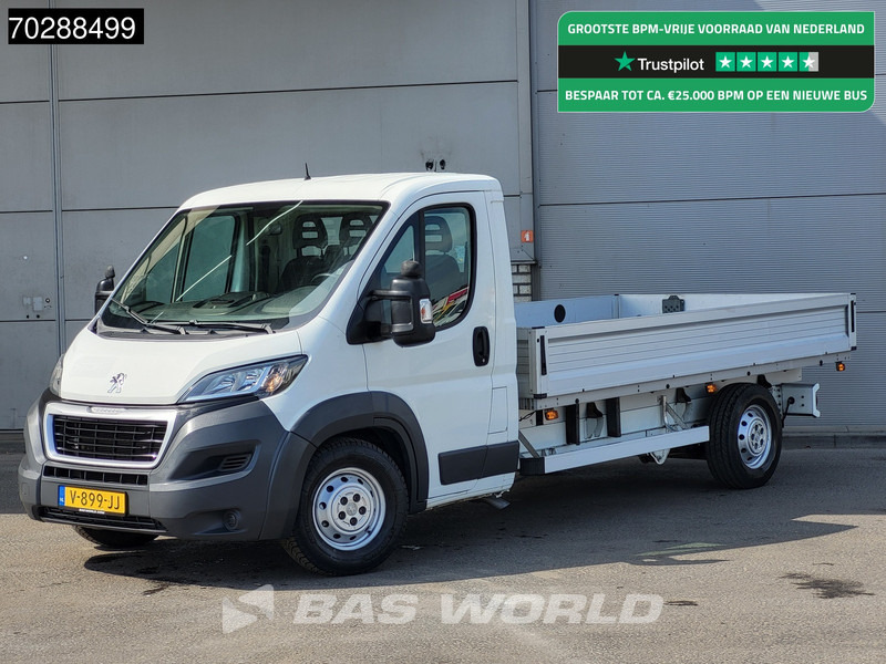 Peugeot Boxer 165PK Open Laadbak Luchtvering Trekhaak Navi Airco Euro6 Pritsche Pickup Open Box Airco Trekhaak - Bestelwagen met open laadbak: afbeelding 1 Peugeot Boxer 165PK Open Laadbak Luchtvering Trekhaak Navi Airco Euro6 Pritsche Pickup Open Box Airco Trekhaak - Bestelwagen met open laadbak: afbeelding 1