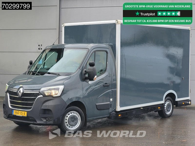 Renault Master 150PK Luchtvering Automaat Bakwagen Lowliner LED Airco Cruise Camera Euro6 Meubelwagen Koffer Verkoopwagen 18m3 Airco Cruise control - Bestelwagen gesloten laadbak: afbeelding 1 Renault Master 150PK Luchtvering Automaat Bakwagen Lowliner LED Airco Cruise Camera Euro6 Meubelwagen Koffer Verkoopwagen 18m3 Airco Cruise control - Bestelwagen gesloten laadbak: afbeelding 1