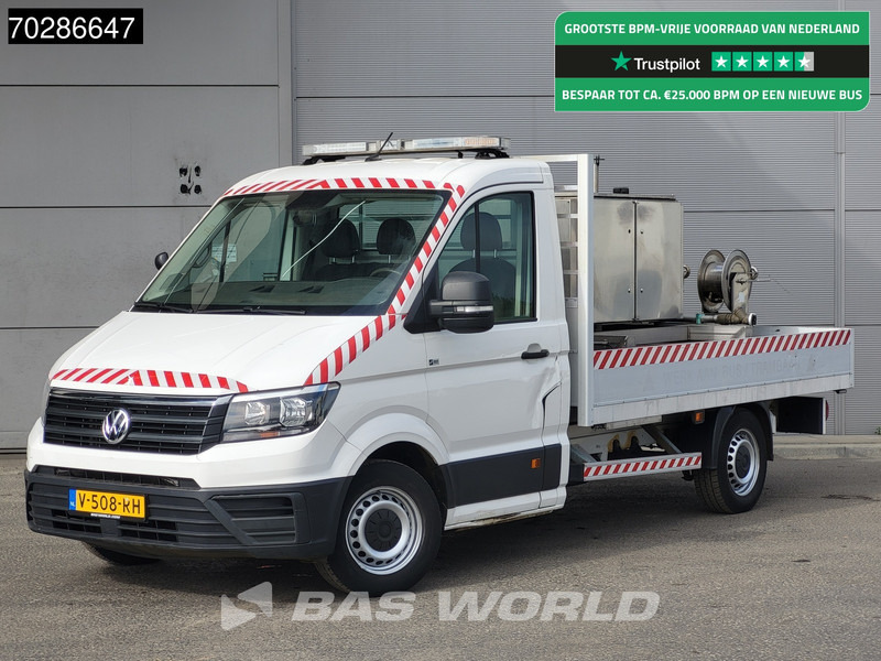 Volkswagen Crafter 177pk Automaat Open Laadbak Reinigingswagen Trekhaak Airco Cruise Euro6 Pritsche Pickup Open Box Hogedrukspuit Waterpomp Airco T - Bestelwagen met open laadbak: afbeelding 1 Volkswagen Crafter 177pk Automaat Open Laadbak Reinigingswagen Trekhaak Airco Cruise Euro6 Pritsche Pickup Open Box Hogedrukspuit Waterpomp Airco T - Bestelwagen met open laadbak: afbeelding 1