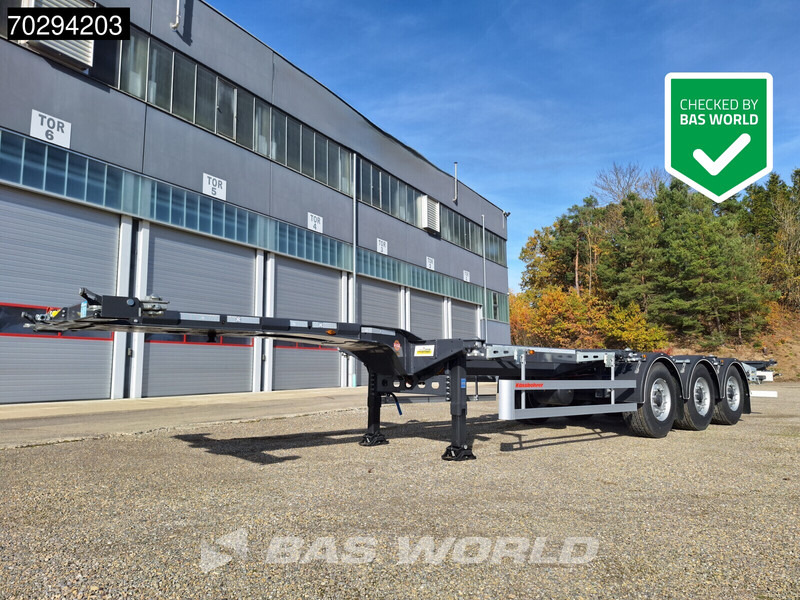 Kässbohrer K.SHG S / 40 - 12 / 27 EU 3 axles NEW! Container Chassis - Containertransporter/ Wissellaadbak oplegger: afbeelding 2 Kässbohrer K.SHG S / 40 - 12 / 27 EU 3 axles NEW! Container Chassis - Containertransporter/ Wissellaadbak oplegger: afbeelding 2