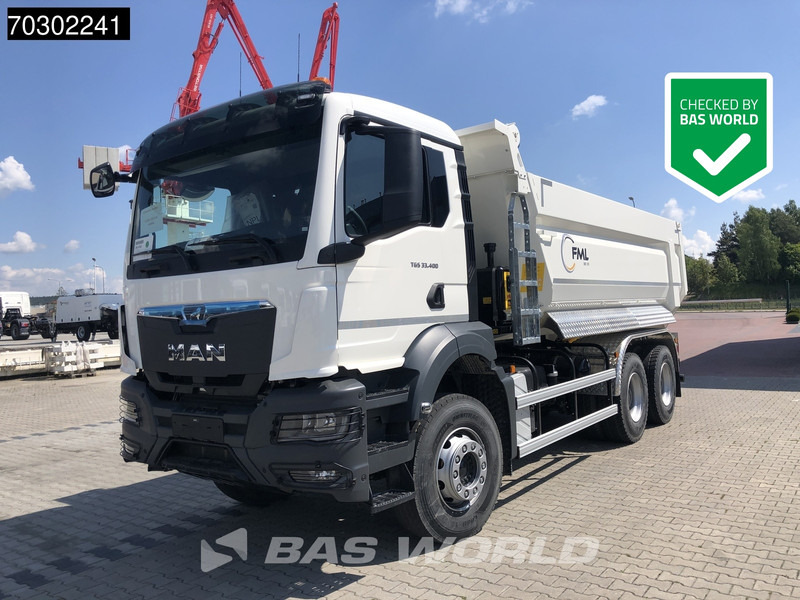 MAN TGS 33.400 6X4 NEW 17m3 KH Kipper Manual Steel suspension Big-Axle EURO 2 - Kipper vrachtwagen: afbeelding 1 MAN TGS 33.400 6X4 NEW 17m3 KH Kipper Manual Steel suspension Big-Axle EURO 2 - Kipper vrachtwagen: afbeelding 1