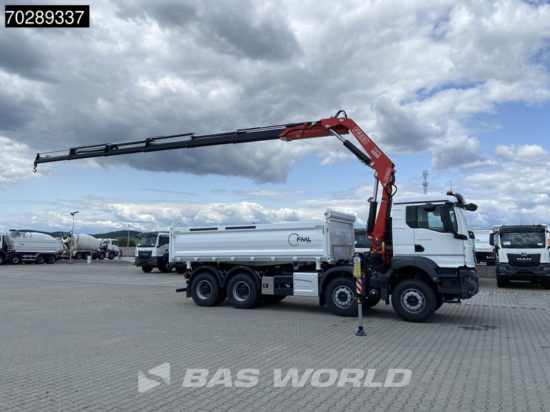 MAN TGS 35.440 8X4 NEW! Fassi F275.026 Kran Crane 13m3 3-Sided Tipper Big-Axle Euro 6 - Kipper vrachtwagen, Kraanwagen: afbeelding 3 MAN TGS 35.440 8X4 NEW! Fassi F275.026 Kran Crane 13m3 3-Sided Tipper Big-Axle Euro 6 - Kipper vrachtwagen, Kraanwagen: afbeelding 3