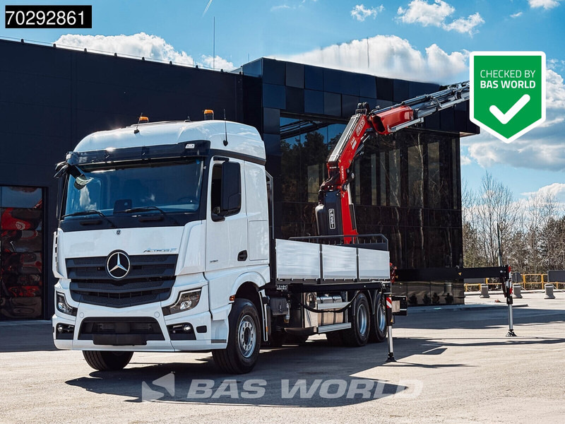 Mercedes-Benz Actros 2651 Actros 6X4 Fassi F486 Led Navi Euro 6 - Vrachtwagen met open laadbak, Kraanwagen: afbeelding 1 Mercedes-Benz Actros 2651 Actros 6X4 Fassi F486 Led Navi Euro 6 - Vrachtwagen met open laadbak, Kraanwagen: afbeelding 1