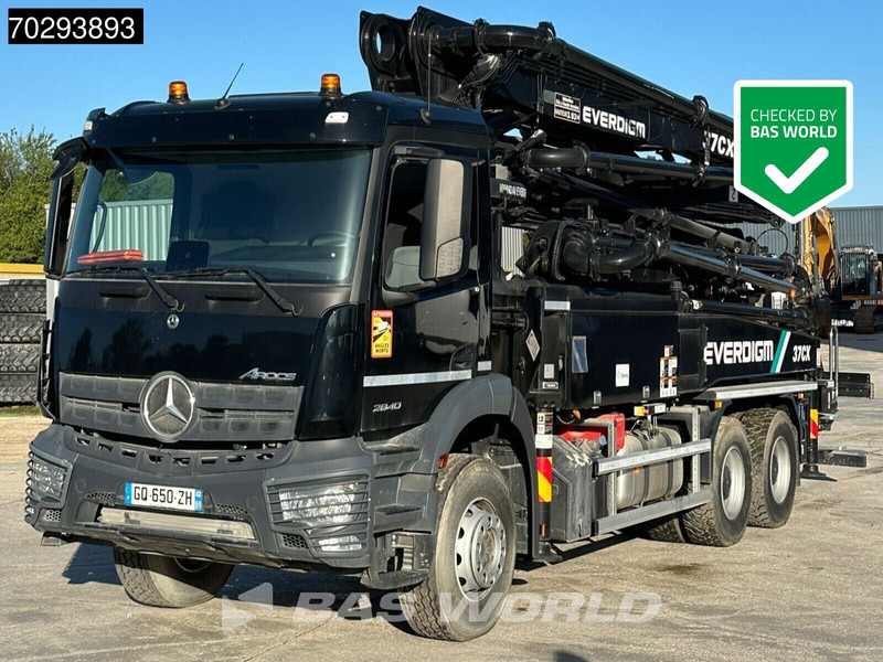 Mercedes-Benz Arocs 2840 Arocs 6X4 NEW! Everdigm 37CX-5 concrete pump Steel Suspension Automatic Euro 6 - Betonpomp: afbeelding 1 Mercedes-Benz Arocs 2840 Arocs 6X4 NEW! Everdigm 37CX-5 concrete pump Steel Suspension Automatic Euro 6 - Betonpomp: afbeelding 1