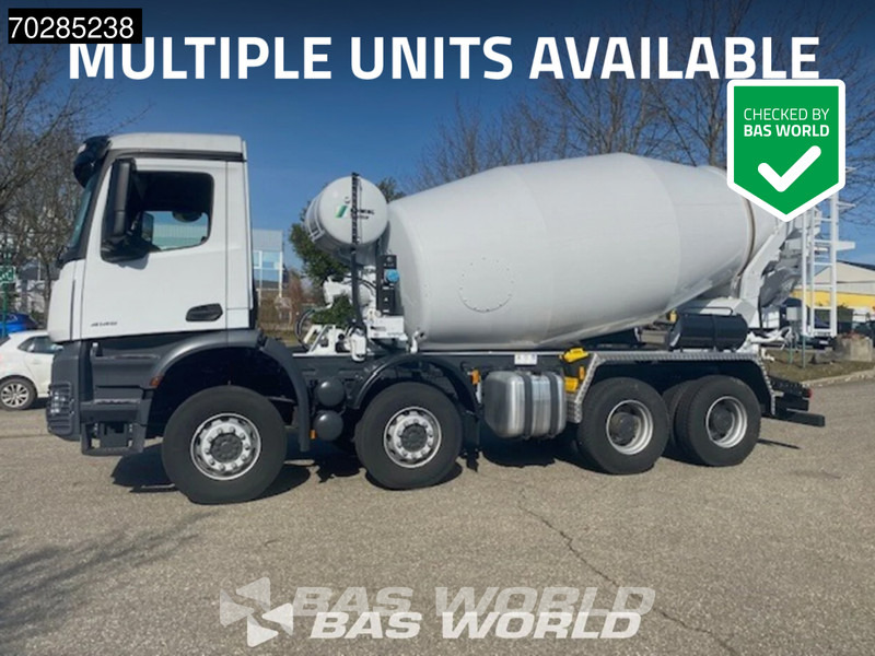 Mercedes-Benz Arocs 4145 8X4 10m3 Schwing Stetter mixer Manual Steelsuspension Euro 3 - Betonmixer: afbeelding 1 Mercedes-Benz Arocs 4145 8X4 10m3 Schwing Stetter mixer Manual Steelsuspension Euro 3 - Betonmixer: afbeelding 1