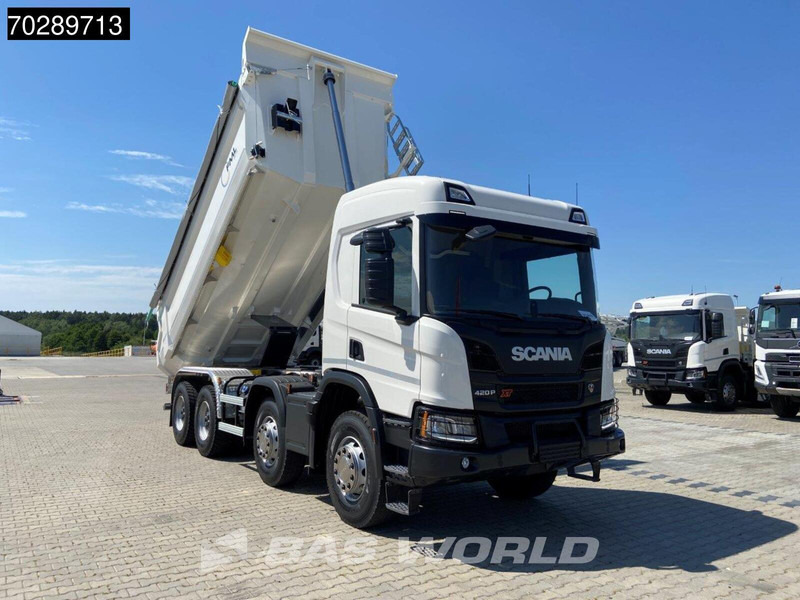 Scania P420 8X4 NEW! 18m3 Steel tipper Steelsuspension Automatic Euro 6 - Kipper vrachtwagen: afbeelding 3 Scania P420 8X4 NEW! 18m3 Steel tipper Steelsuspension Automatic Euro 6 - Kipper vrachtwagen: afbeelding 3