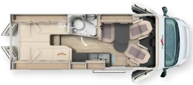 Malibu Van First Class two rooms GT Skyview 640 LE RB - Integraal camper: afbeelding 1 Malibu Van First Class two rooms GT Skyview 640 LE RB - Integraal camper: afbeelding 1