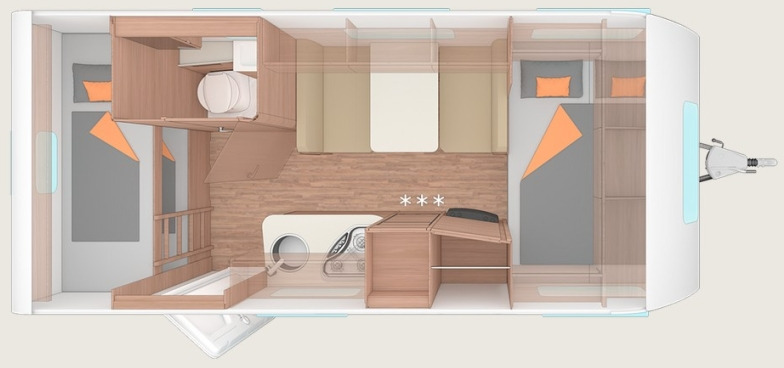 Weinsberg CaraOne 480 QDK - Caravan: afbeelding 2 Weinsberg CaraOne 480 QDK - Caravan: afbeelding 2