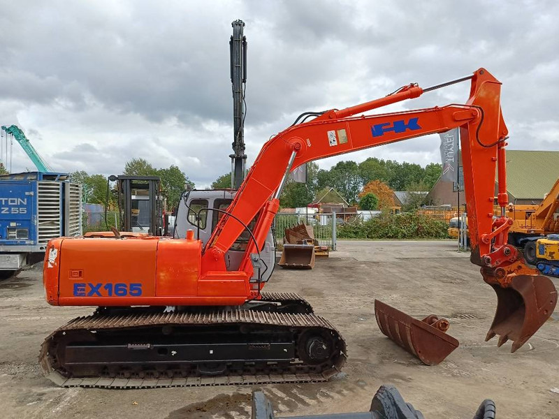 Rupsgraafmachine Fiat-Kobelco EX165 hitachi excavator kettenbagger graafmachine: afbeelding 7