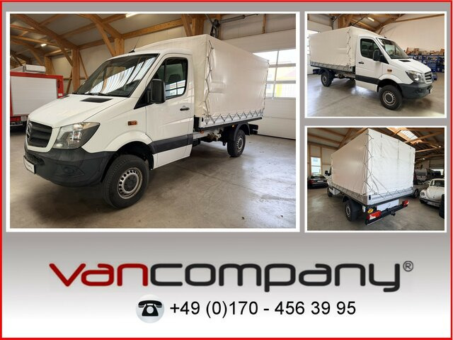 MERCEDES-BENZ Sprinter 316 CDI Pritsche 4x4 Allrad Plane... - Huifzeil bedrijfswagen: afbeelding 1 MERCEDES-BENZ Sprinter 316 CDI Pritsche 4x4 Allrad Plane... - Huifzeil bedrijfswagen: afbeelding 1