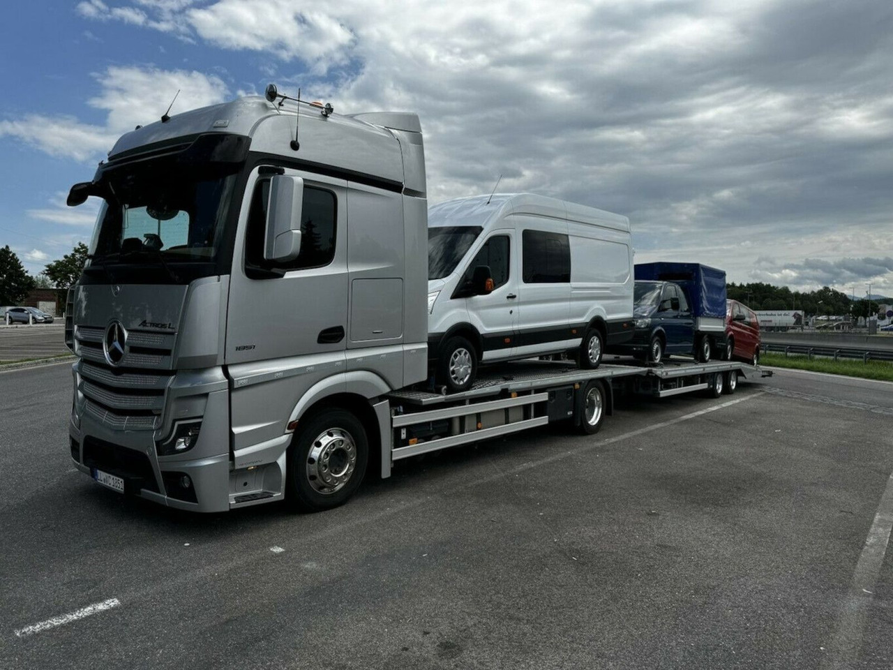 Bestelwagen met open laadbak, Bestelwagen met dubbele cabine Mercedes-Benz Sprinter 313 CDI Doka 4x4 Autom. AHK 3.5t: afbeelding 28