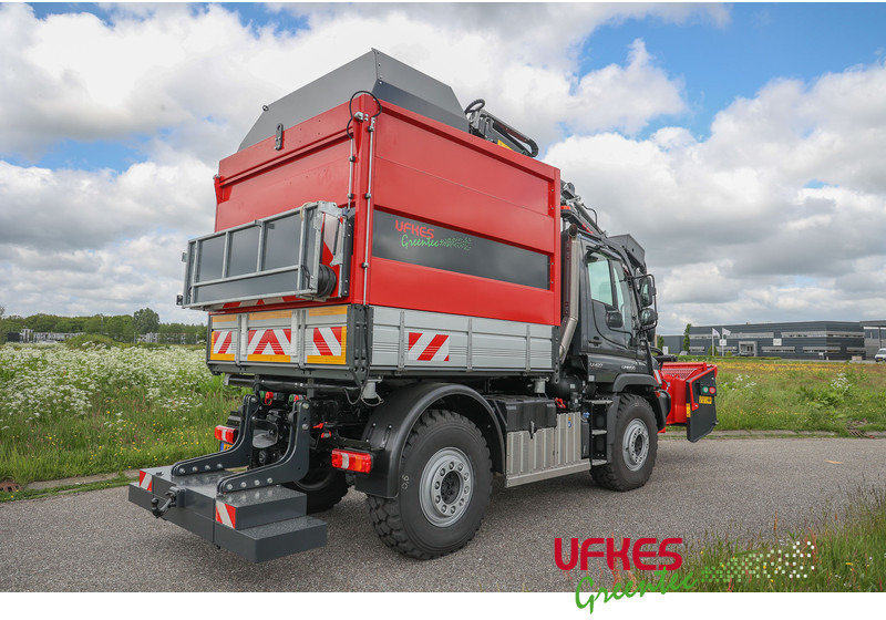 Mercedes-Benz Unimog U 427 Greentec woodchipper combi - Bedrijfswagen: afbeelding 5 Mercedes-Benz Unimog U 427 Greentec woodchipper combi - Bedrijfswagen: afbeelding 5