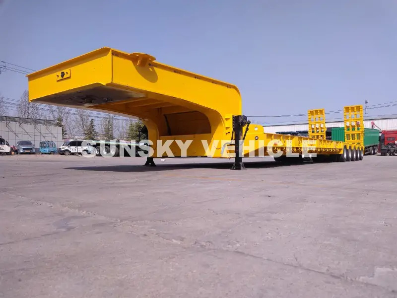 SUNSKY 100 Tons 10 Axles Lowbed trailer - Dieplader oplegger: afbeelding 3 SUNSKY 100 Tons 10 Axles Lowbed trailer - Dieplader oplegger: afbeelding 3