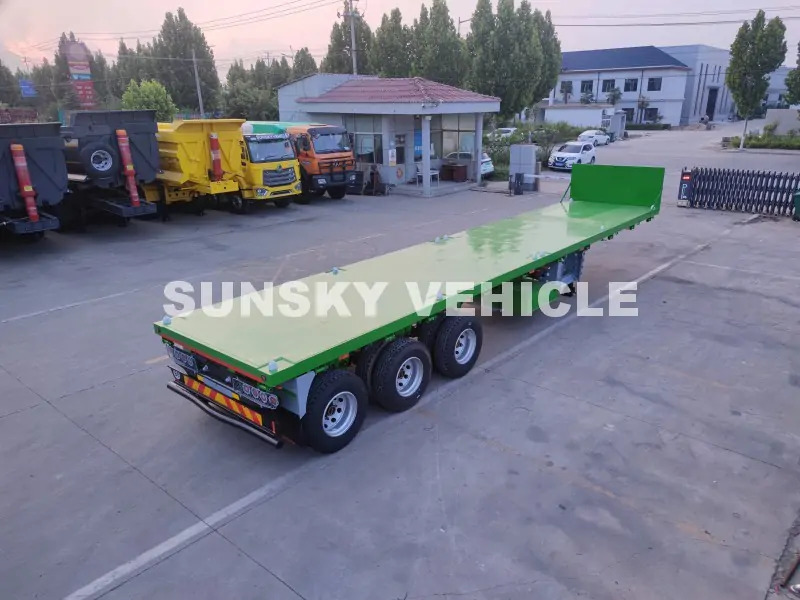 SUNSKY Flat Deck Trailer with henred type axles and suspension - Vlakke/ Open oplegger: afbeelding 1 SUNSKY Flat Deck Trailer with henred type axles and suspension - Vlakke/ Open oplegger: afbeelding 1