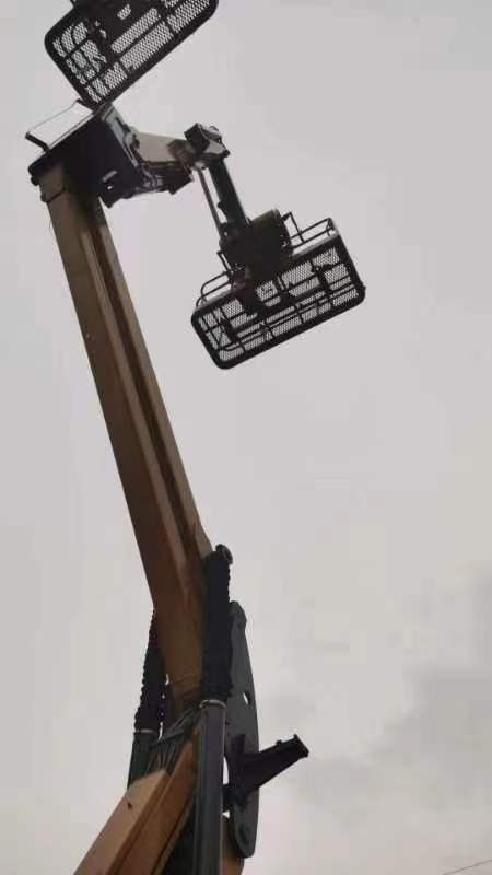 Knikarmhoogwerker XCMG Official Second Hand Boom Lifts XGA20 20m Towable Cherry Picker Price For Sale: afbeelding 6
