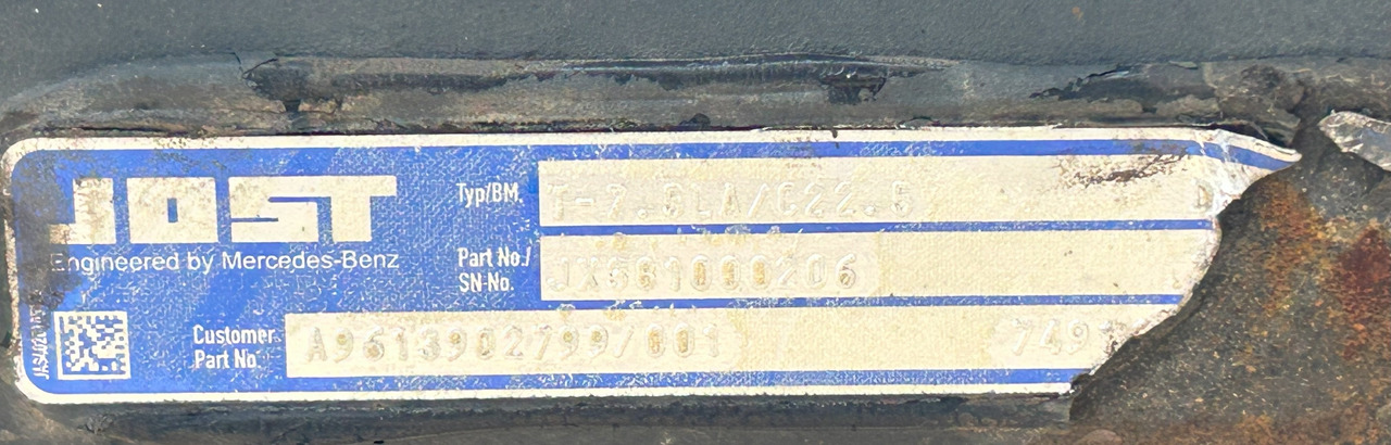 MERCEDES ACTROS MP4 TRAILING AXLE - Achterass: afbeelding 3 MERCEDES ACTROS MP4 TRAILING AXLE - Achterass: afbeelding 3