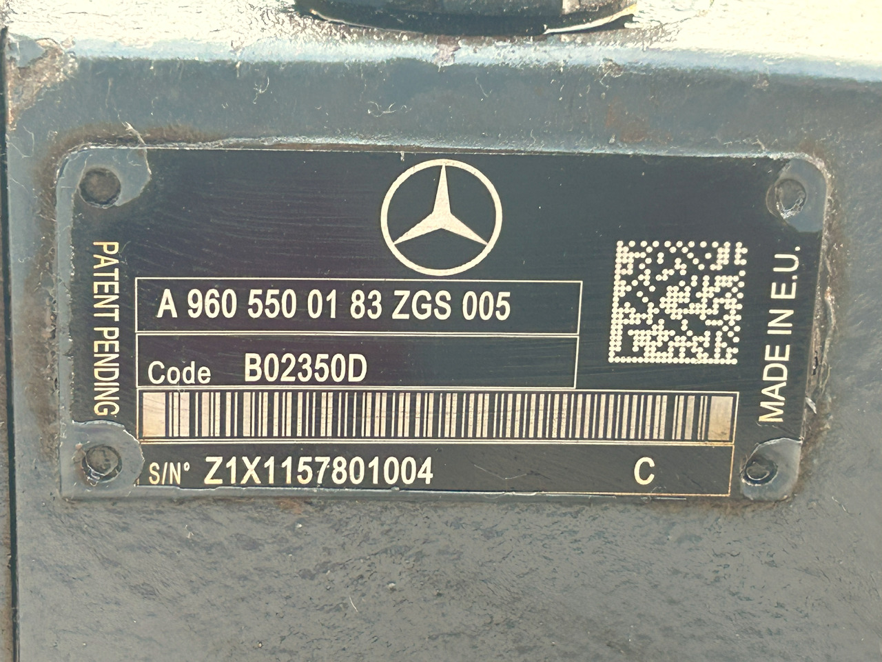 Hydraulische pomp MERCEDES AROCS MP4 HYDRAULIC PUMP HAD: afbeelding 6