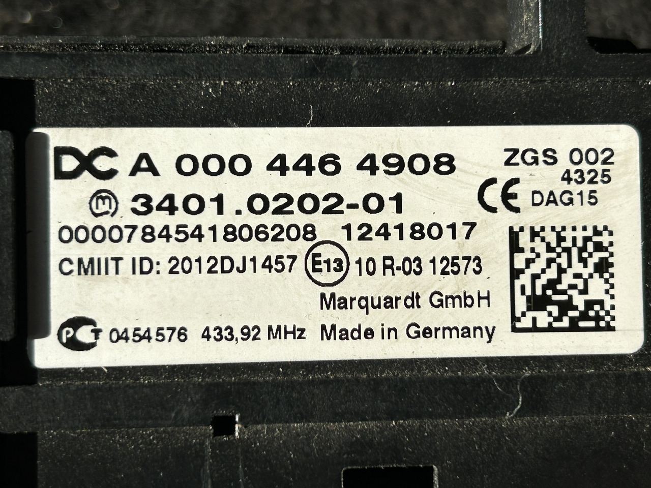 MERCEDES-BENZ ACTROS MP4 START/STOP IGNITION SWITCH - Instrumentenpaneel voor Vrachtwagen: afbeelding 5 MERCEDES-BENZ ACTROS MP4 START/STOP IGNITION SWITCH - Instrumentenpaneel voor Vrachtwagen: afbeelding 5