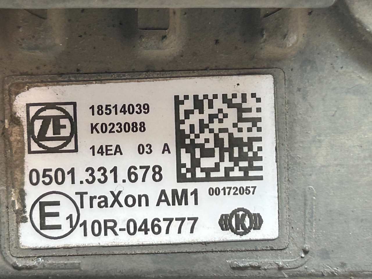 ZF TRAXON ZF GEARBOX CONTROL - Versnellingsbak en onderdelen: afbeelding 2 ZF TRAXON ZF GEARBOX CONTROL - Versnellingsbak en onderdelen: afbeelding 2