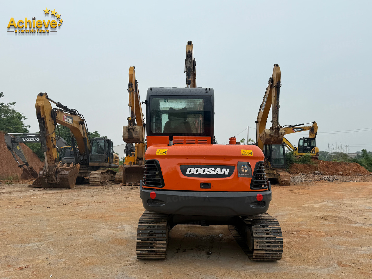 Rupsgraafmachine DOOSAN Diwanlun DX60-9 Excavator 38.9(52.1)/2100kW(HP) / rpm D24C 0.23m3 5700kg 4.2+2.8Ton 【ACHIEVE】 TOP CONDITION!!!: afbeelding 8