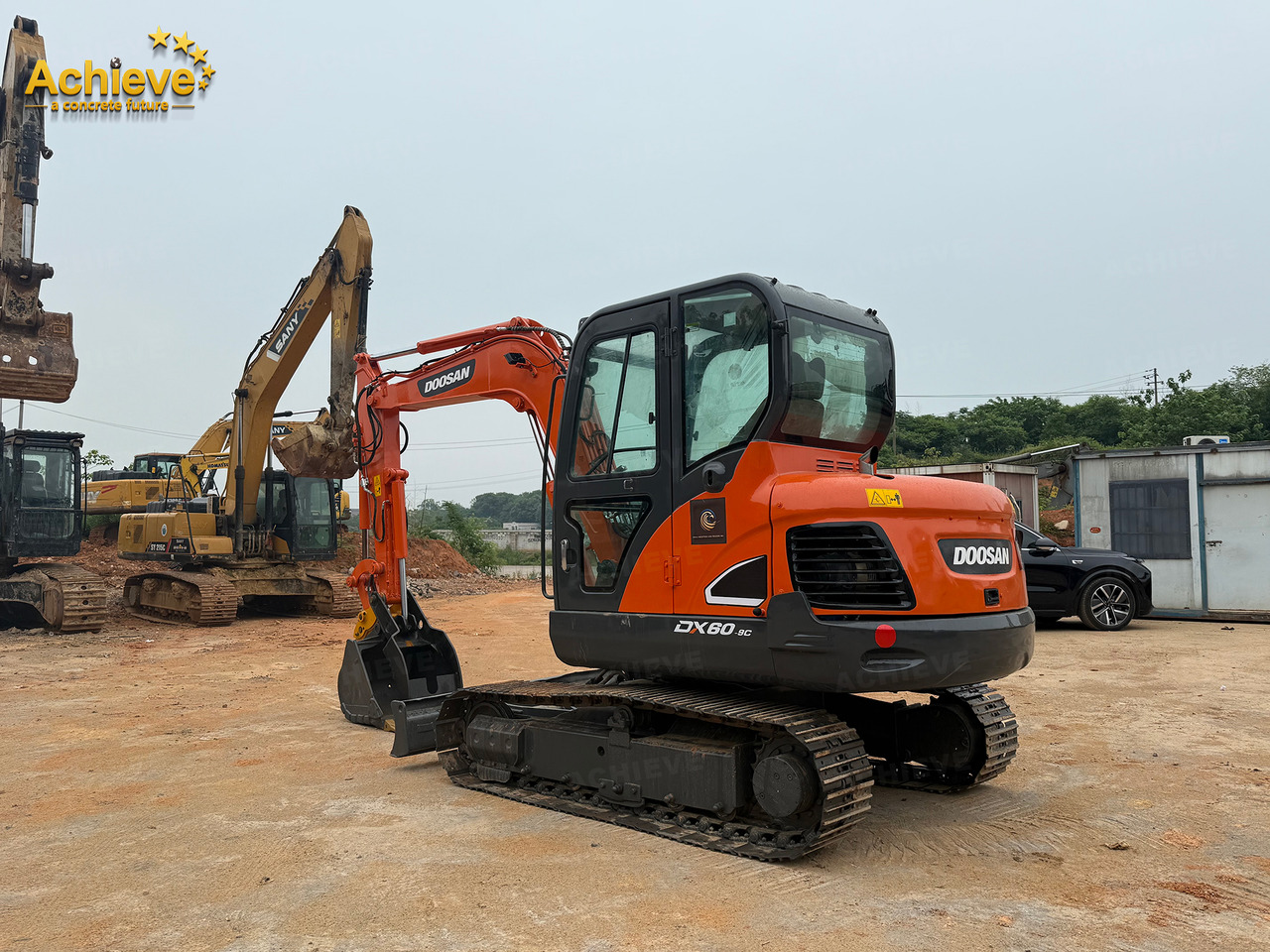Rupsgraafmachine DOOSAN Diwanlun DX60-9 Excavator 38.9(52.1)/2100kW(HP) / rpm D24C 0.23m3 5700kg 4.2+2.8Ton 【ACHIEVE】 TOP CONDITION!!!: afbeelding 7