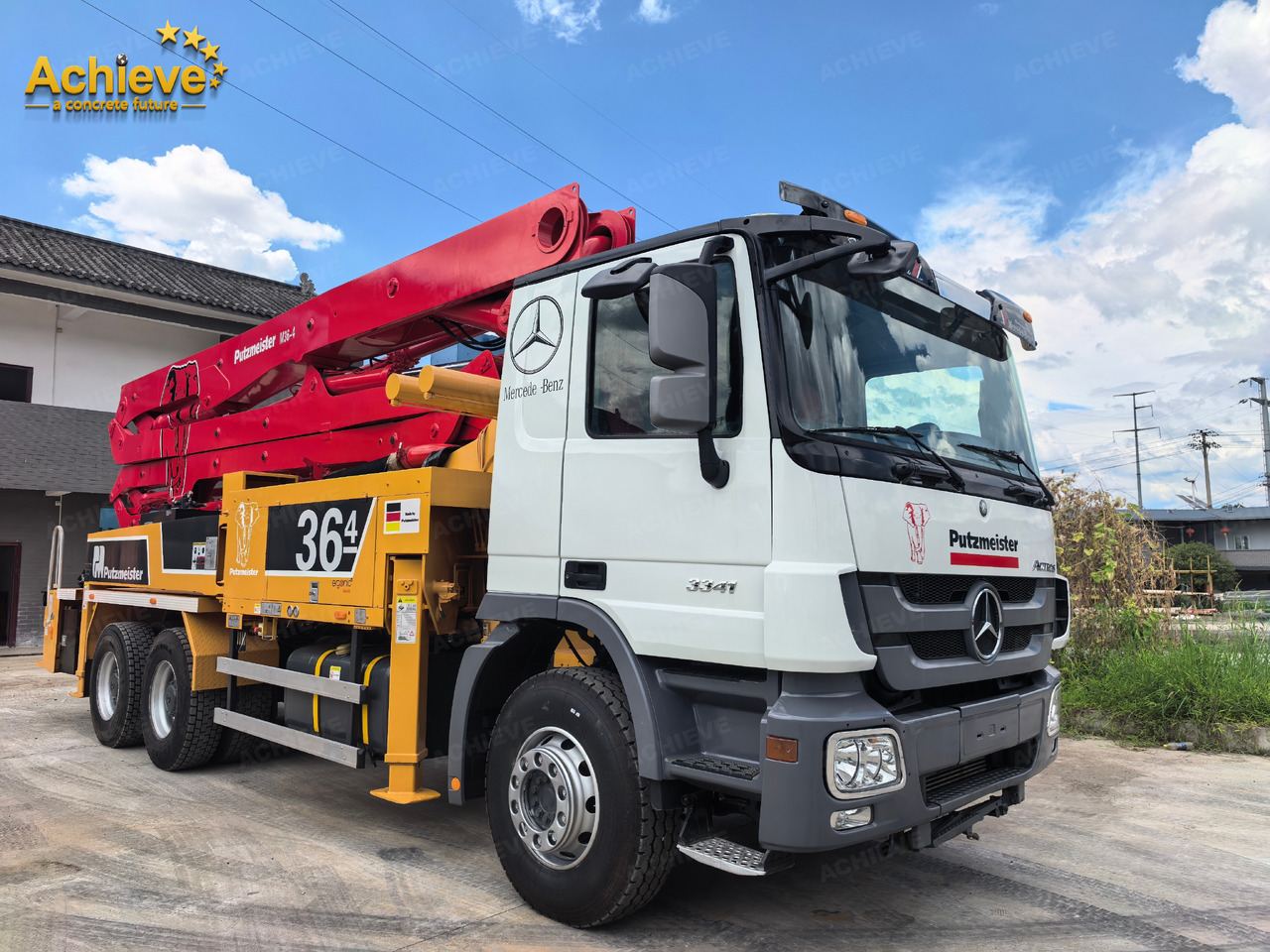 PUTZMEISTER Mercedes-Benz M36-4 2018 ACTROS 3341【ACHIEVE】TOP CONDITION!!! - Betonpomp: afbeelding 2 PUTZMEISTER Mercedes-Benz M36-4 2018 ACTROS 3341【ACHIEVE】TOP CONDITION!!! - Betonpomp: afbeelding 2