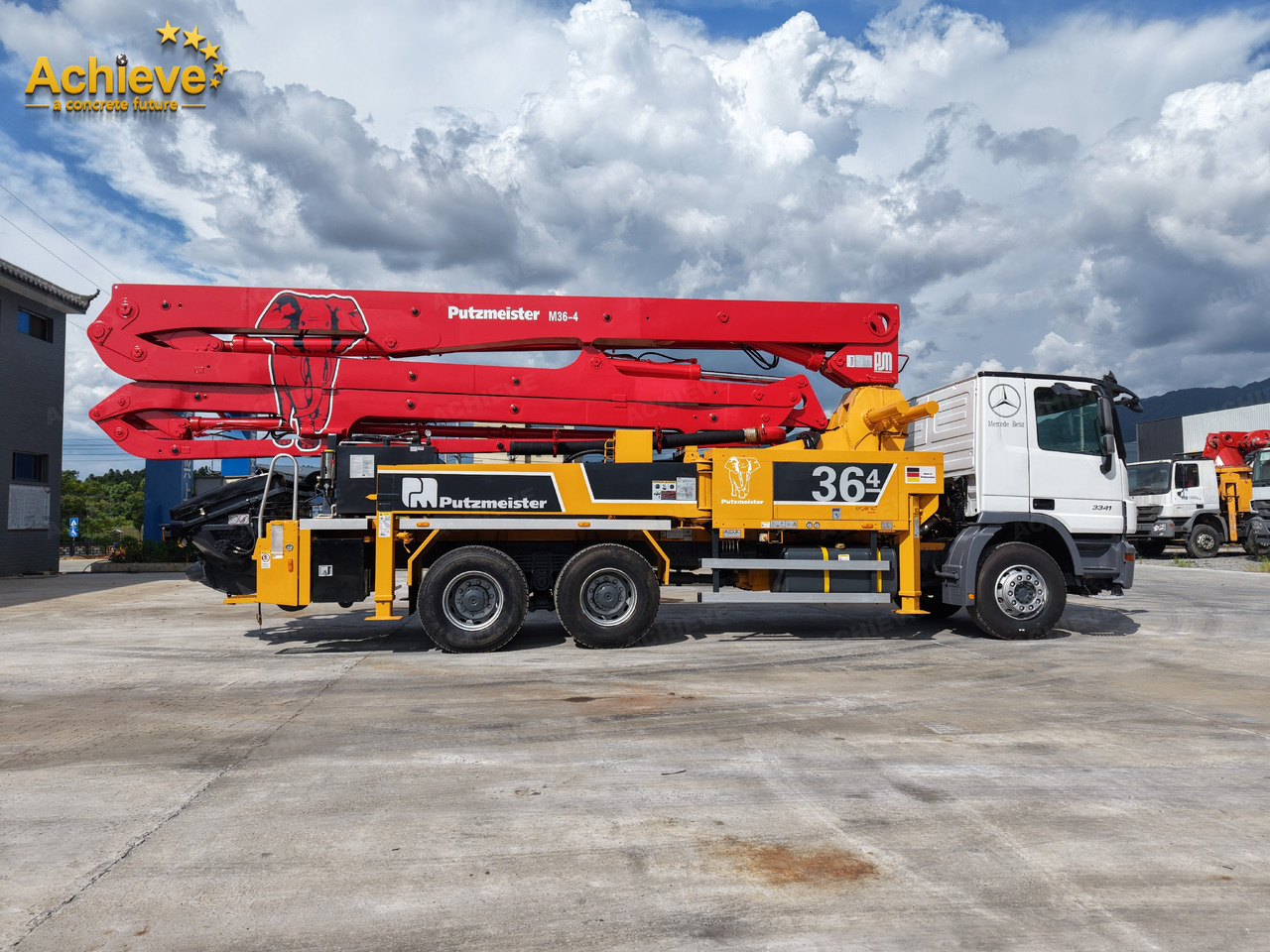 PUTZMEISTER Mercedes-Benz M36-4 2018 ACTROS 3341【ACHIEVE】TOP CONDITION!!! - Betonpomp: afbeelding 5 PUTZMEISTER Mercedes-Benz M36-4 2018 ACTROS 3341【ACHIEVE】TOP CONDITION!!! - Betonpomp: afbeelding 5