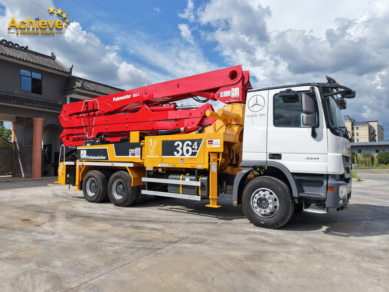PUTZMEISTER Mercedes-Benz M36-4 2018 ACTROS 3341【ACHIEVE】TOP CONDITION!!! - Betonpomp: afbeelding 3 PUTZMEISTER Mercedes-Benz M36-4 2018 ACTROS 3341【ACHIEVE】TOP CONDITION!!! - Betonpomp: afbeelding 3