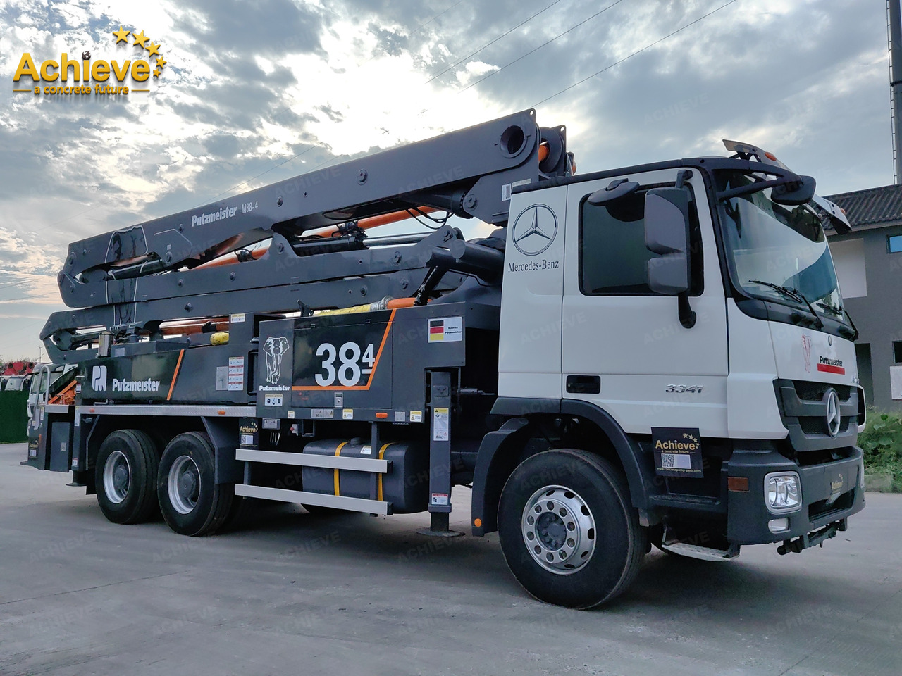 PUTZMEISTER PUTZMEISTER M38-4Z 2013 HOT SALE Mercedes-Benz【ACHIEVE】TOP CONDITION!!! - Betonpomp: afbeelding 1 PUTZMEISTER PUTZMEISTER M38-4Z 2013 HOT SALE Mercedes-Benz【ACHIEVE】TOP CONDITION!!! - Betonpomp: afbeelding 1