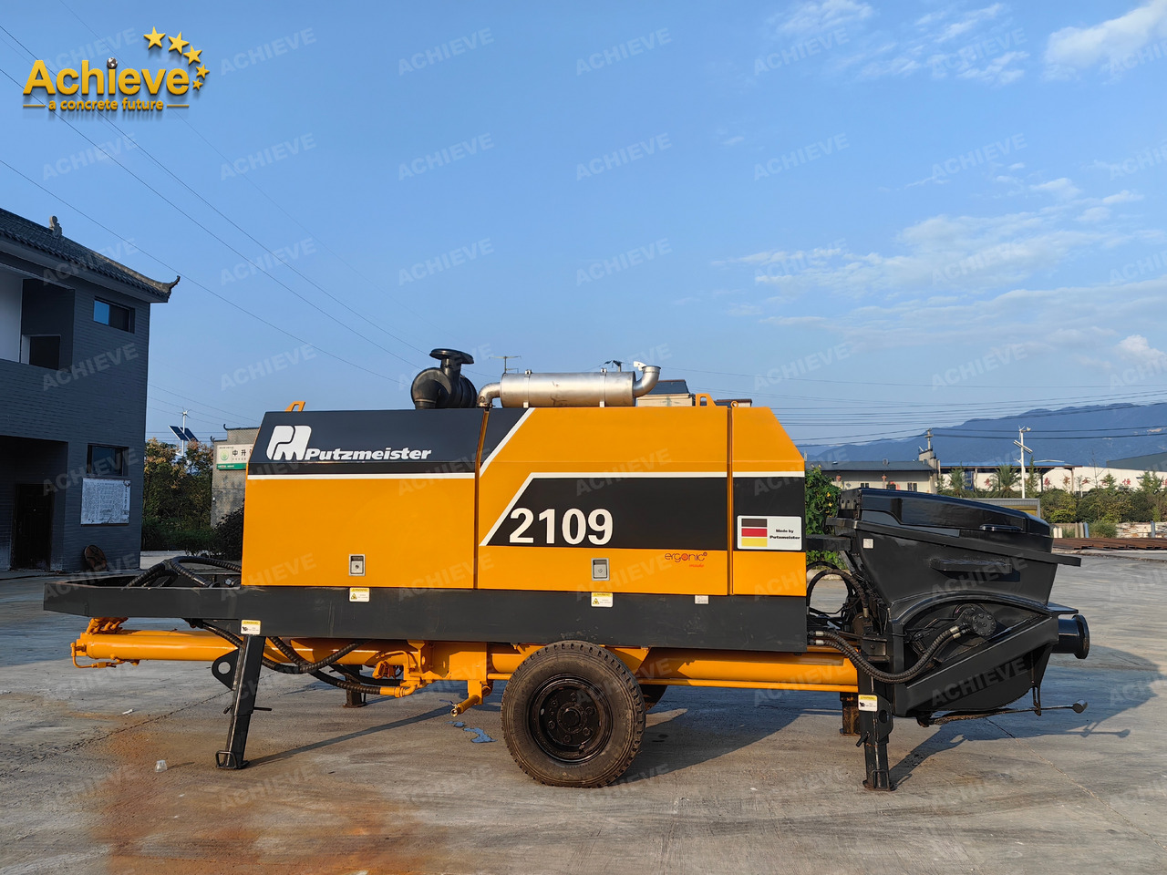 Putzmeister 2013 putzmeist BSA2109H-D Stationary concrete pump【ACHIEVE】TOP CONDITION!!! - Kleine betonpomp: afbeelding 1 Putzmeister 2013 putzmeist BSA2109H-D Stationary concrete pump【ACHIEVE】TOP CONDITION!!! - Kleine betonpomp: afbeelding 1