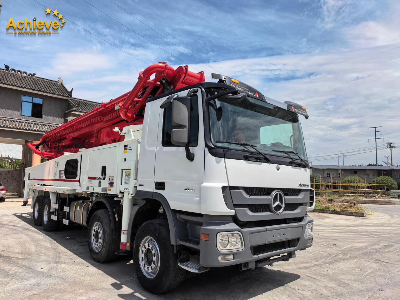 Putzmeister Putzmeister M56-4RZ Actros 4141Mercedes-Benz Concrete pump truck 【ACHIEVE】TOP CONDITION!!! - Betonpomp: afbeelding 3 Putzmeister Putzmeister M56-4RZ Actros 4141Mercedes-Benz Concrete pump truck 【ACHIEVE】TOP CONDITION!!! - Betonpomp: afbeelding 3