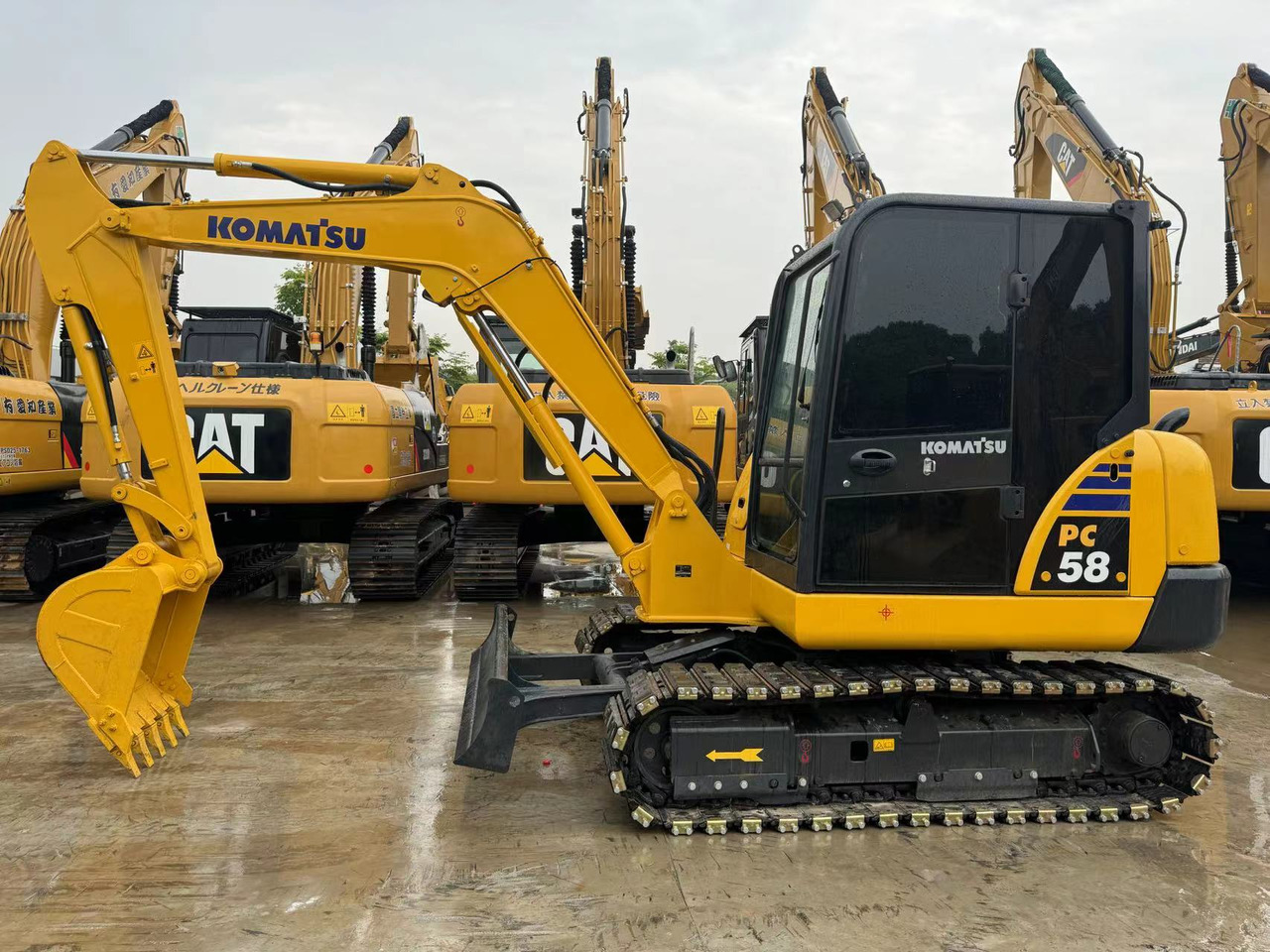 Komatsu PC58, PC56, PC55 Small Excavator With Rubber Tracks - Rupsgraafmachine: afbeelding 4 Komatsu PC58, PC56, PC55 Small Excavator With Rubber Tracks - Rupsgraafmachine: afbeelding 4