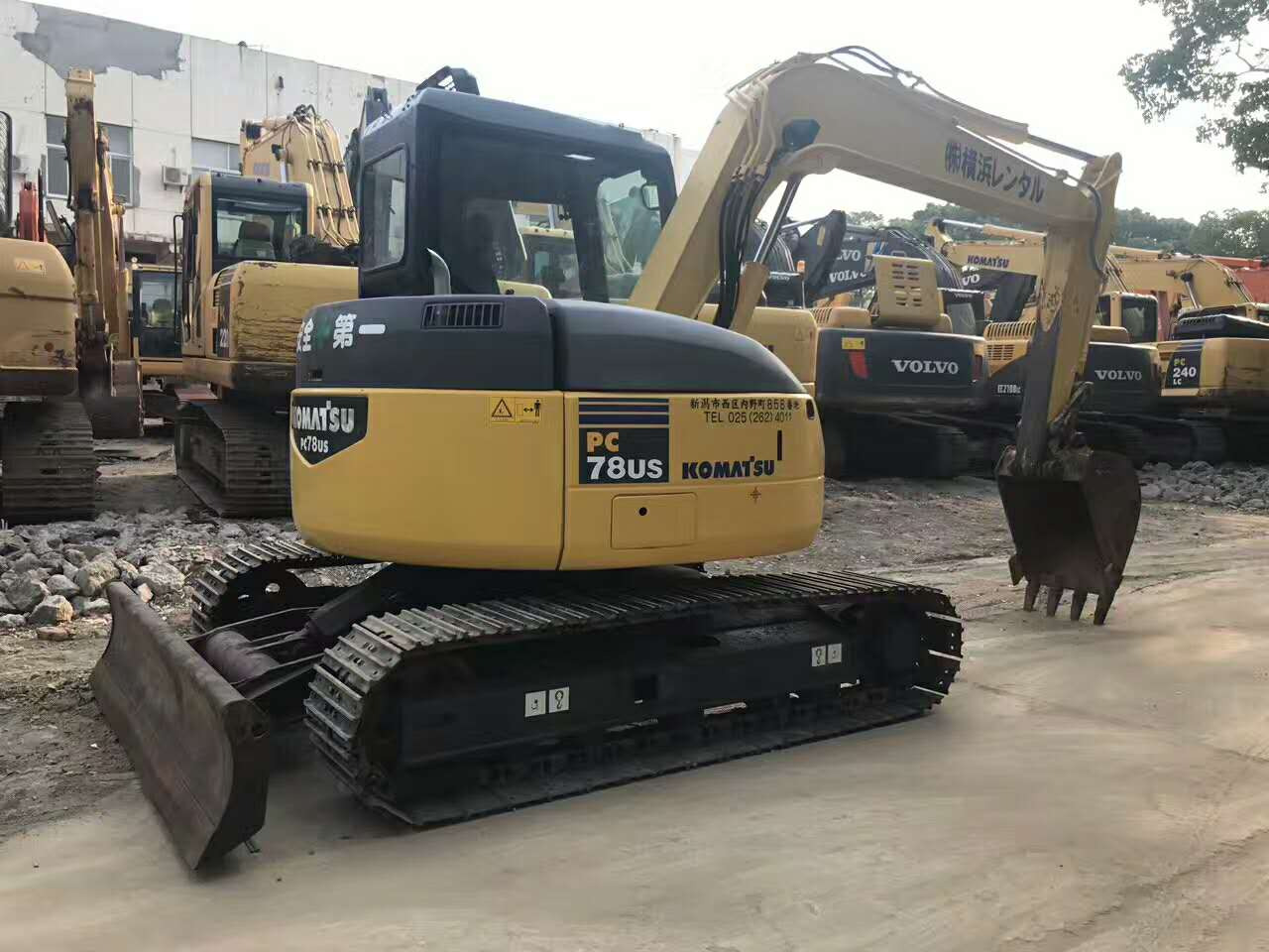 Komatsu Small Excavator PC78US Zero-tail Excavator Made in Japan - Rupsgraafmachine: afbeelding 2 Komatsu Small Excavator PC78US Zero-tail Excavator Made in Japan - Rupsgraafmachine: afbeelding 2